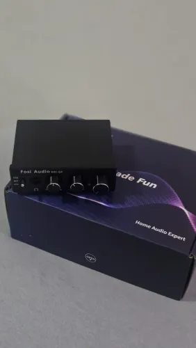 DAC/Amplificador Fosi Audio K4 USB - Alta Qualidade para PC, PS4 e Headsets
