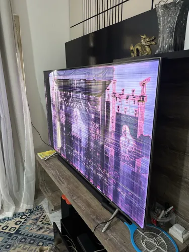 TV Samsung QLed 65? - Diaplay Vazado, Danificado