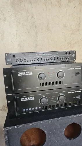 Amplificador MK 6200 1200W RMS