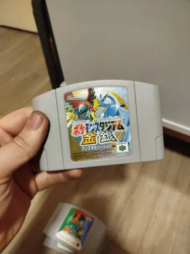 Cartucho Pokémon Gold & Silver JP - Nintendo 64