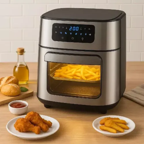 Fritadeira Air Fryer 12 Litros Knakasaki 2000W - 110V E 220V Forno Elétrico 360°
