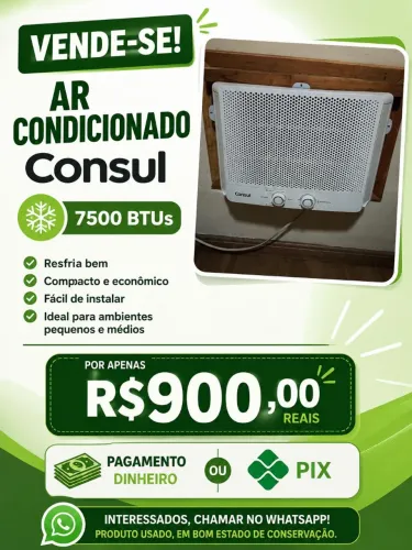 Ar condicionado 7500 btus