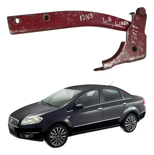 Dobradiça Esquerdo Capo Fiat Linea Punto 2008 2009 2010 2011