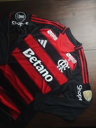 Camisa Flamengo ML de jogo Jorginho #21
