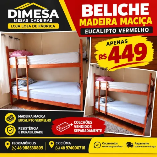 Venda de beliches madeira maciça pague somente na entrega Atacado e varejo *