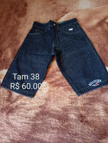 BERMUDA JEANS MASCULINA