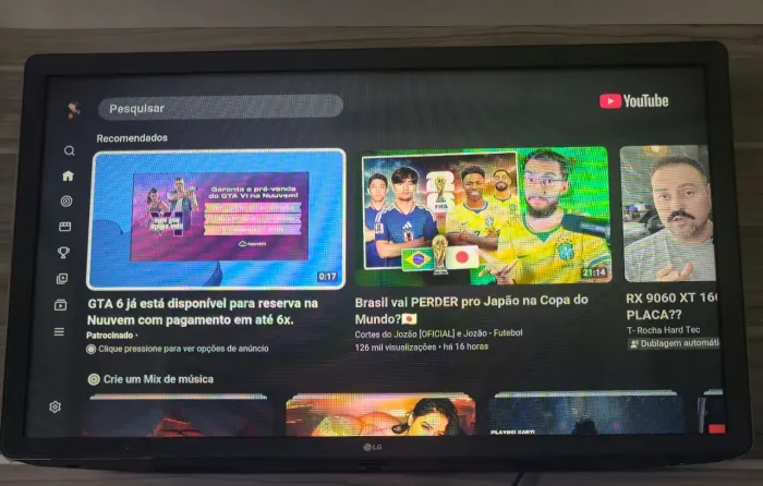 Smart TV LG 32" LED HD (Modelo 32LQ621) - Estado de Nova