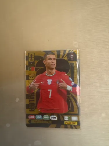 Card Adrenalyn XL, golden baller Cristiano Ronaldo