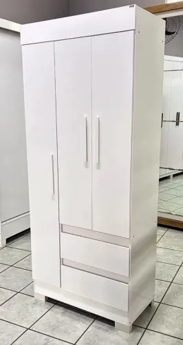 Guarda roupa solteiro 3 portas e 2 gavetas