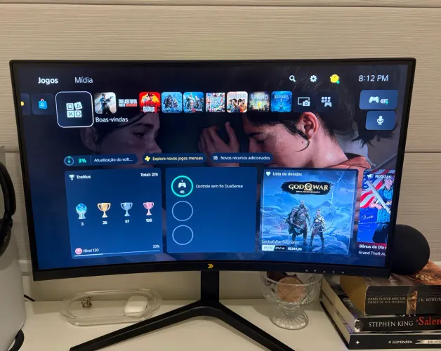 Monitor Kabum Curvo