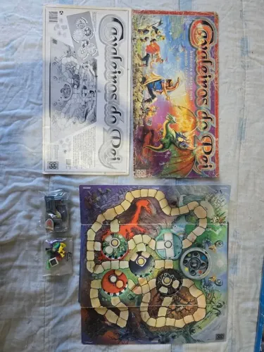 Jogo Tabuleiros Cavaleiros do Rei 1994 - leia o anuncio