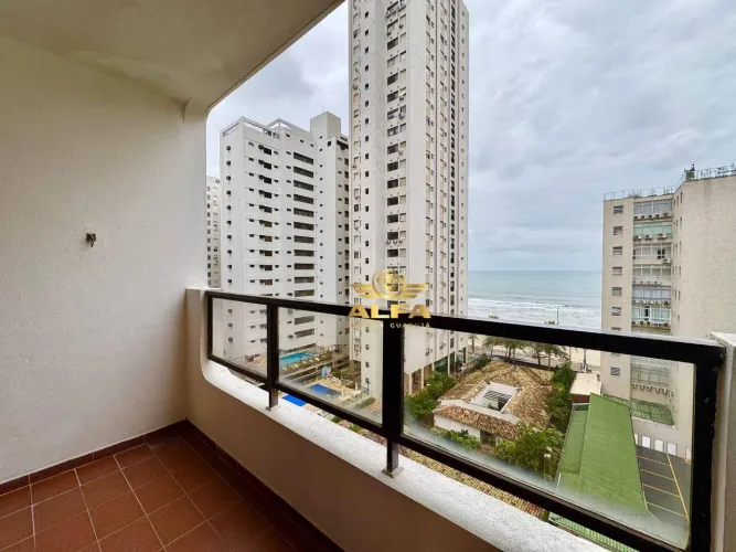 Apartamento com Vista para o Mar nas Pitangueiras Alfa Imóveis Guarujá