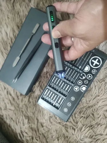 Chave de precisão elétrica sem fio recarregável Bits magnético