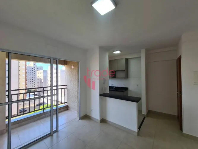 Apartamento para Alugar com 1 Dormitório, Sacada e Armários na Ribeirânea.