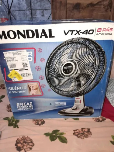 Ventilador mondial novo na caixa