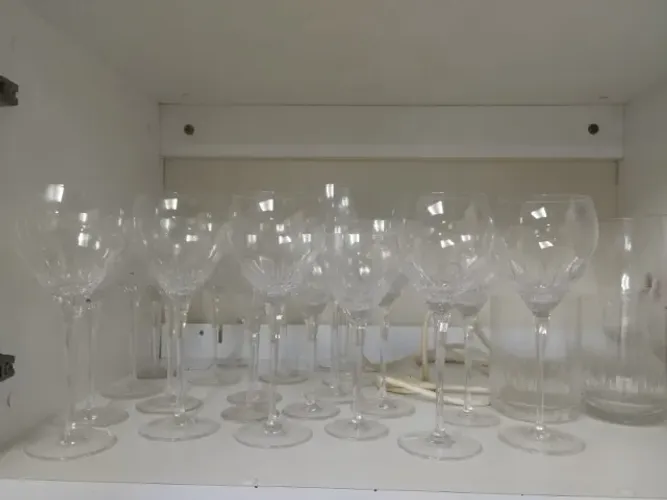 Taças Cristal Lapidado