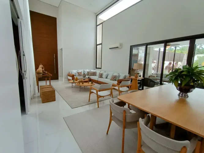 Casa térrea Mobiliada em condomínio para aluguel com 4 suítes - Sousas - Campinas - SP