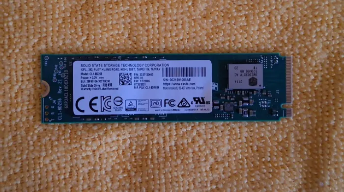 SSD NVMe M.2 256GB original