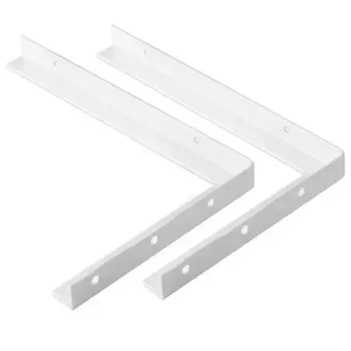 Cantoneira ferro reforçada 28,5x47cm branca para pias e tanque
