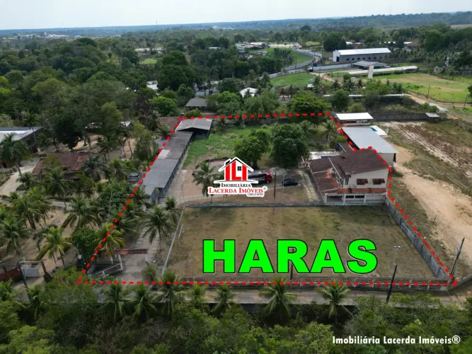 Haras no Tarumã Açu medindo 9.000m², Casa de veraneio, Campo de futebol, poço artesiano