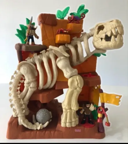 Brinquedo Imaginext ilha do dinossauro Fisher Price