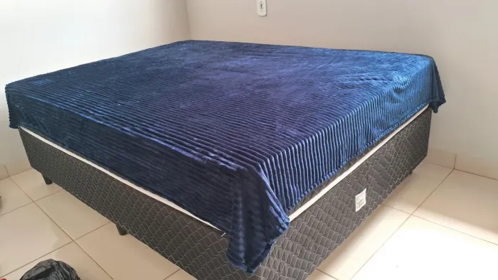 Cama  de casal Box  semi nova Gazin
