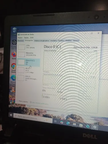 Notebook Dell i3 - SSD 120gb - funcionando perfeitamente 