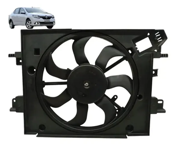 Defletor Ventoinha Renault Logan 1.6 2015 Detalhe