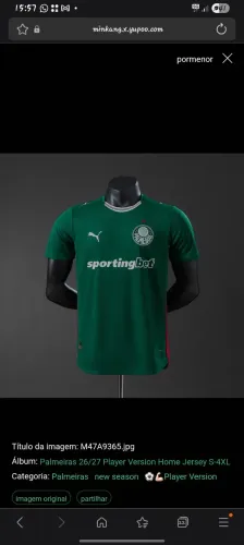 camisa palmeiras