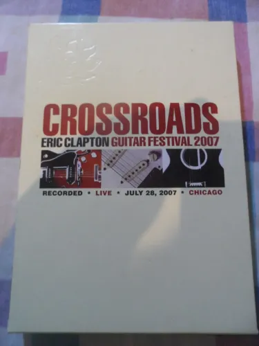 DVD duplo Eric Clapton Crossroads Guitar Festival 2007 nacional e original