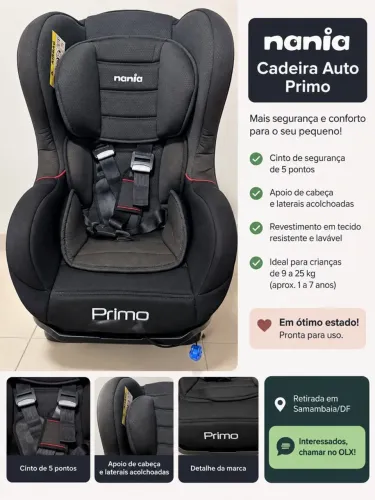 Cadeira carro para criança
