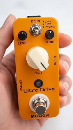 Pedal Mooer Ultra Drive - Três Lendas da Distorção em um Micro Pedal! (novo na caixa)