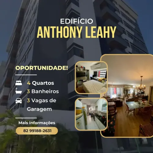 Apartamento à venda no ANTHONY LEAHY 235, PONTA VERDE, Maceió, AL