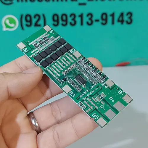 Placa BMS 6s para 24v com balanceador 