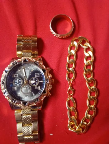 Relógio pulseira anel