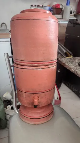 Filtro de barro em bom estado