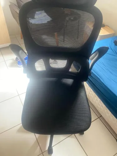 Cadeira de Escritório Ergonômica Presidente Preta