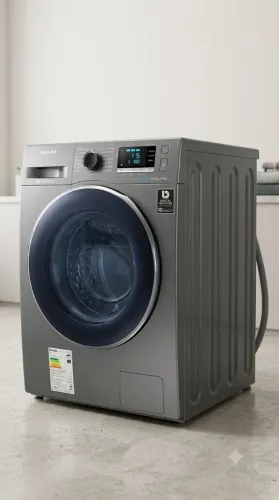 Máquina de lavar e secar