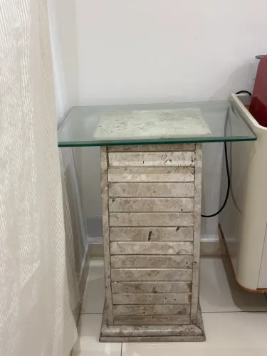 MESA DE CANTO MARMORE 