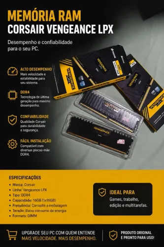 Memoria RAM ddr4 2x16GB 3600mhz