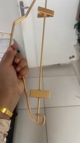 Cabide dourado 10 unidades