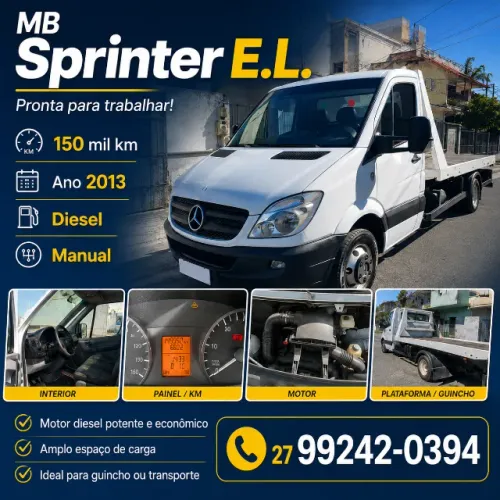 MB Sprinter 515 E.L. Plataforma Guincho