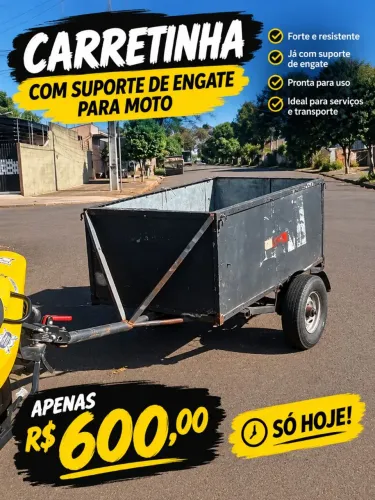 Carretinha pra moto