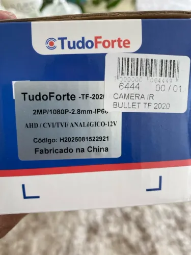 Câmera tudo forte TF 2020 nova sem garantia
