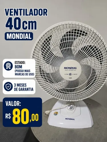 Ventilador mondial 40 cm branco