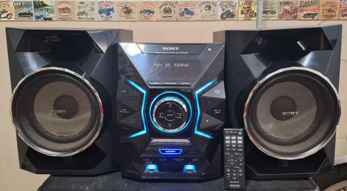 Som Sony GPX33 com controle 1000W de potência