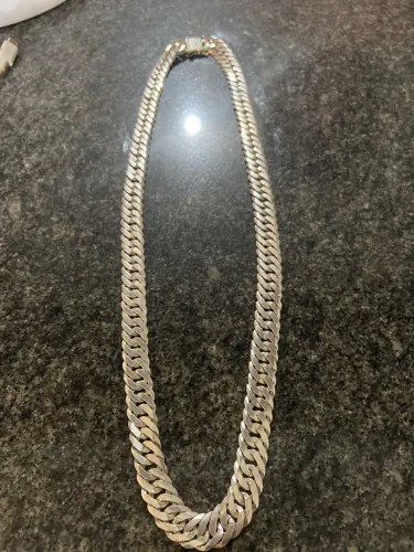 Corrente Prata 925 10mm - 92,7g - Excelente Estado