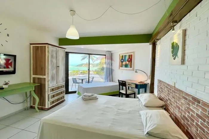 (aluguel por diaria) Apartamento mobilado com vista para o mar