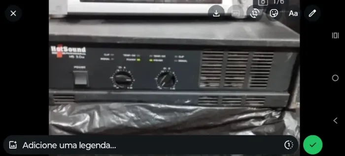 Amplificador Hot sound HS 3.0 sx R$ 3000,00