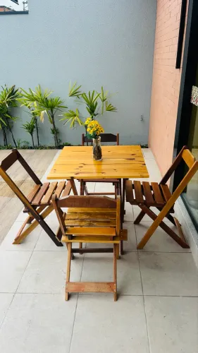 Mesa madeira 4 lugares 